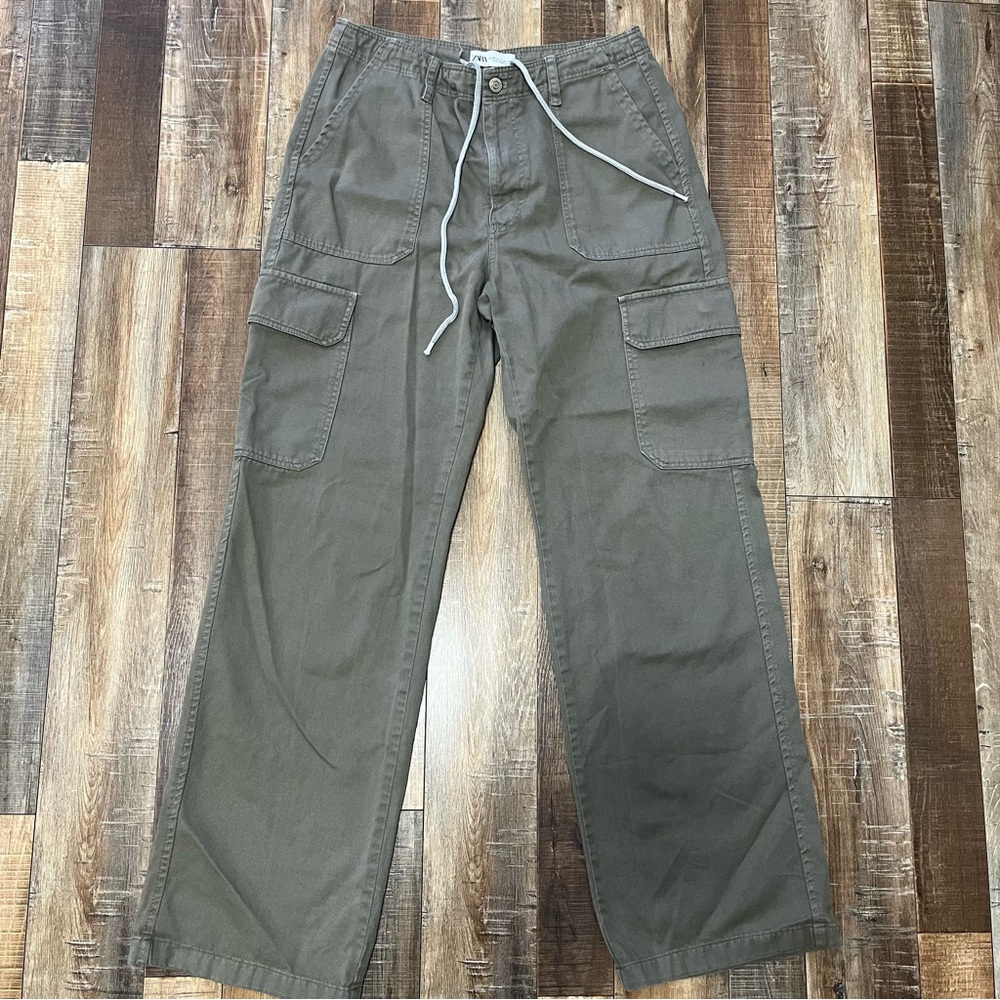 Zara Straight Cargo Pants.